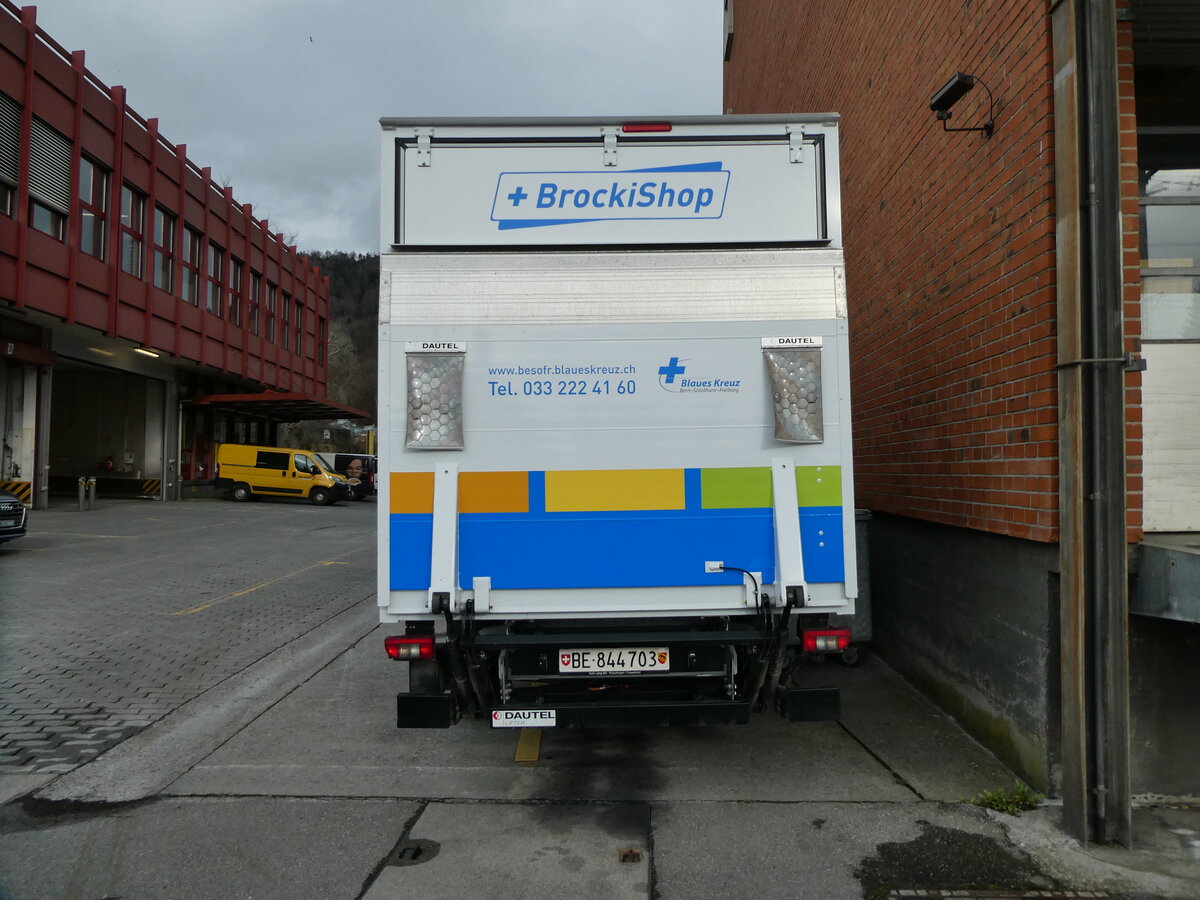 (233'063) - BrockiShop, Thun - BE 844'703 - Mercedes am 21. Februar 2022 in Thun, Rosenau