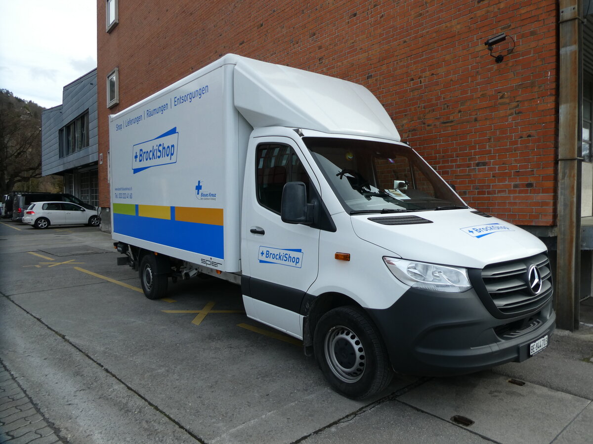 (233'081) - BrockiShop, Thun - BE 844'703 - Mercedes am 22. Februar 2022 in Thun, Rosenau