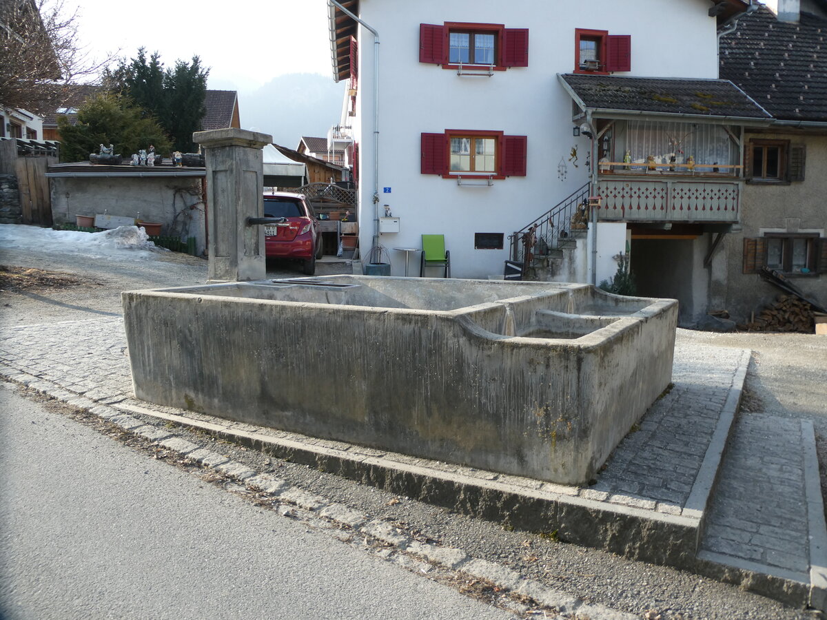 (233'737) - Brunnen von 1989 am 11. M�rz 2022 in F�rstenaubruck