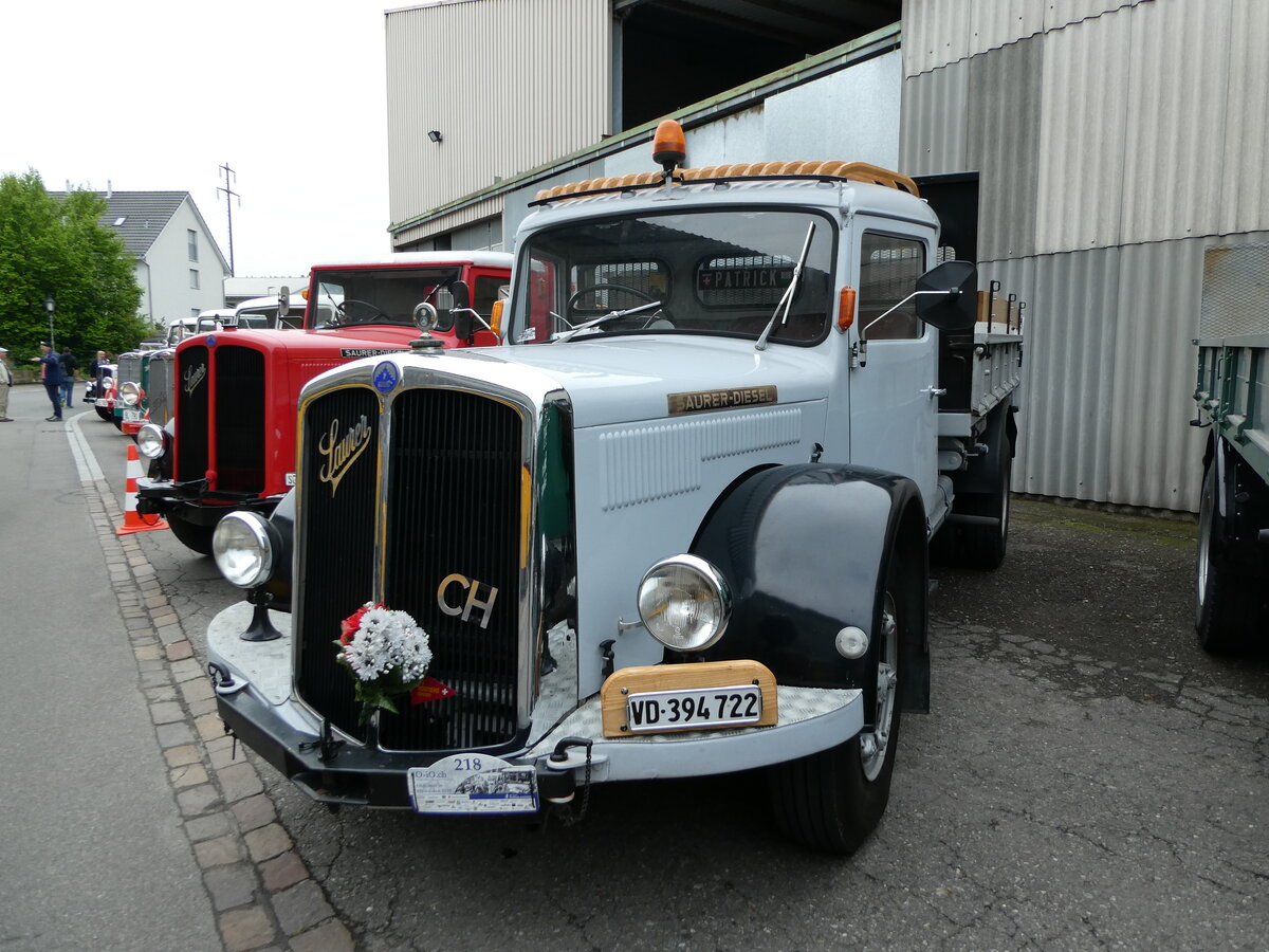 (235'291) - Saurer - VD 394'722 - am 7. Mai 2022 in Attikon, Wegm�ller