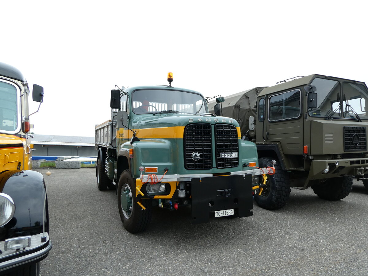 (235'307) - Stutz, Frauenfeld - TG 11'585 - Saurer am 7. Mai 2022 in Attikon, Wegm�ller