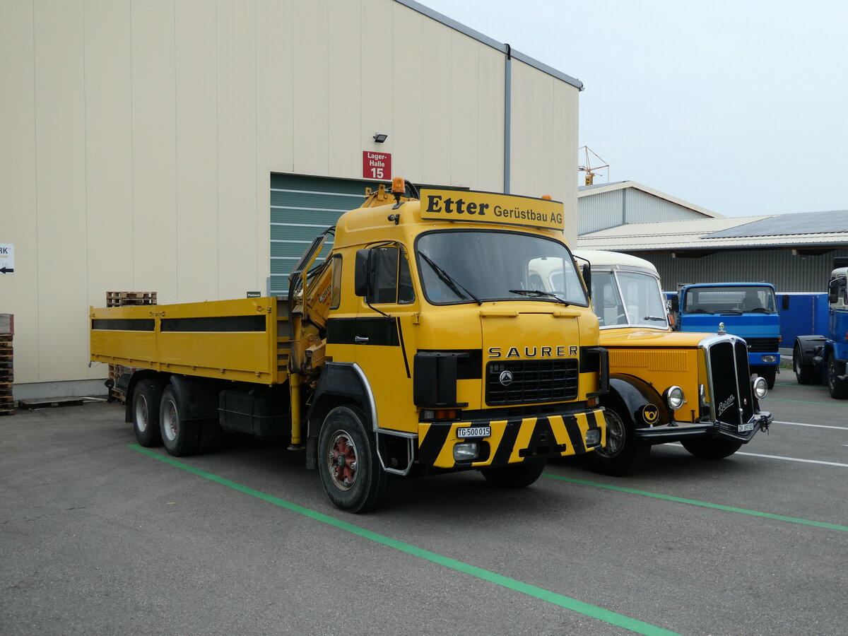 (235'312) - Etter, Homburg - TG 500'015 - Saurer am 7. Mai 2022 in Attikon, Wegm�ller
