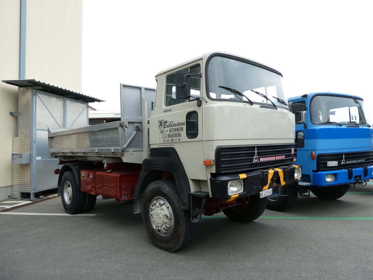 (235'315) - B�hlmann, Riggisberg - BE 431'561 - Magirus-Deutz am 7. Mai 2022 in Attikon, Wegm�ller