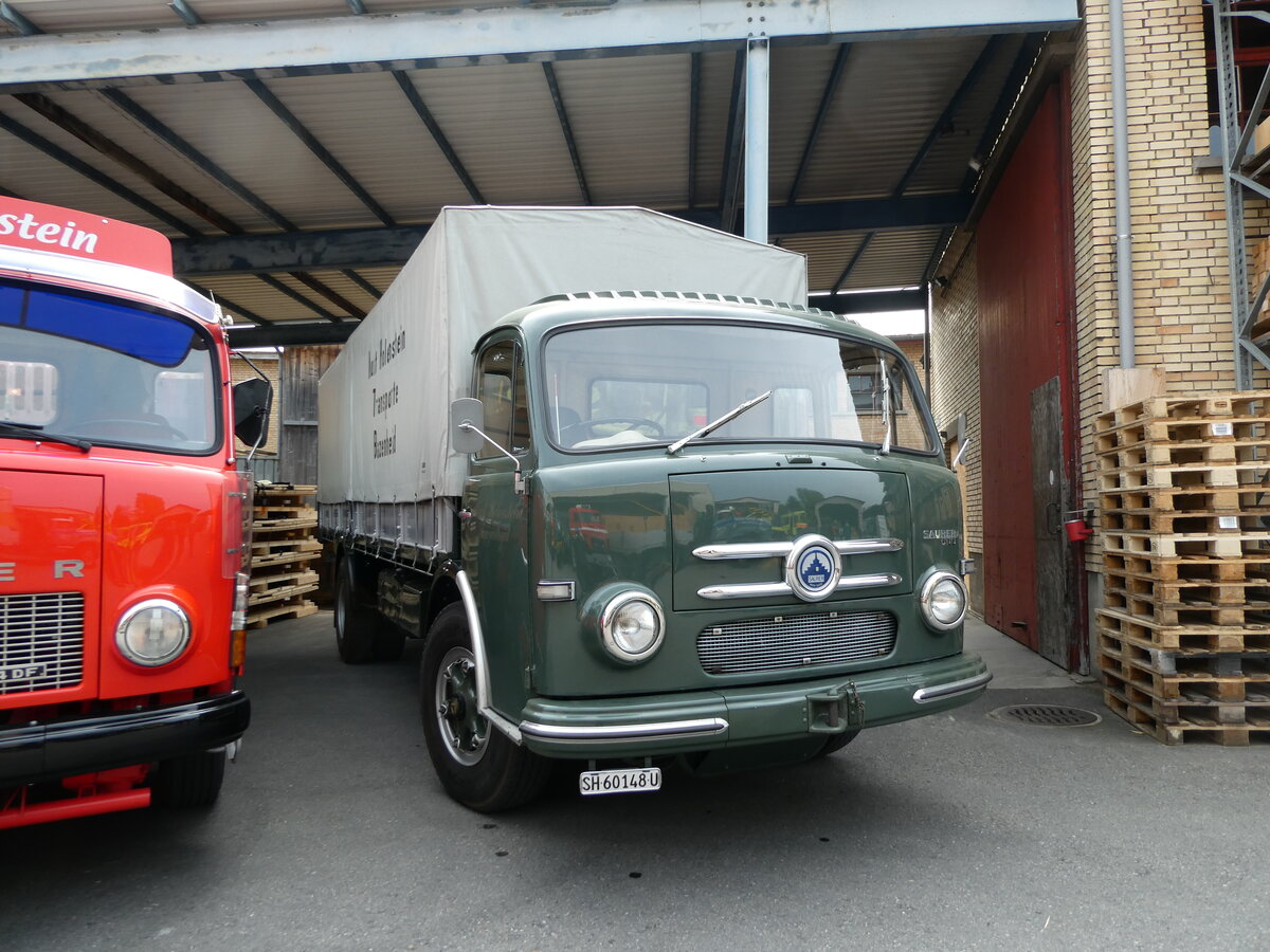 (235'359) - Holenstein, Bazenheid - SH 60'148 U - Saurer am 7. Mai 2022 in Attikon, Wegm�ller