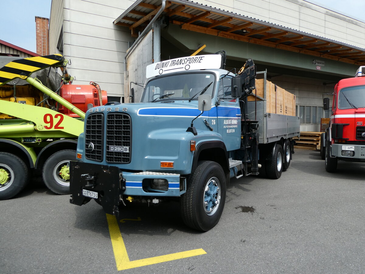 (235'361) - D�nki, Kloten - Nr. 26/SG 27'673 U - Saurer am 7. Mai 2022 in Attikon, Wegm�ller