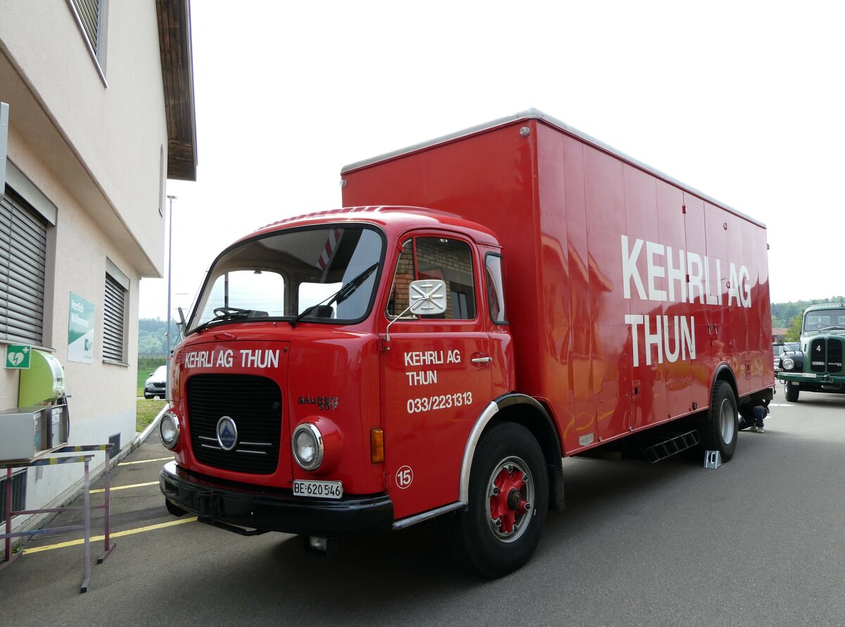 (235'379) - Kehrli, Thun - Nr. 15/BE 620'546 - Saurer am 7. Mai 2022 in Attikon, Wegm�ller