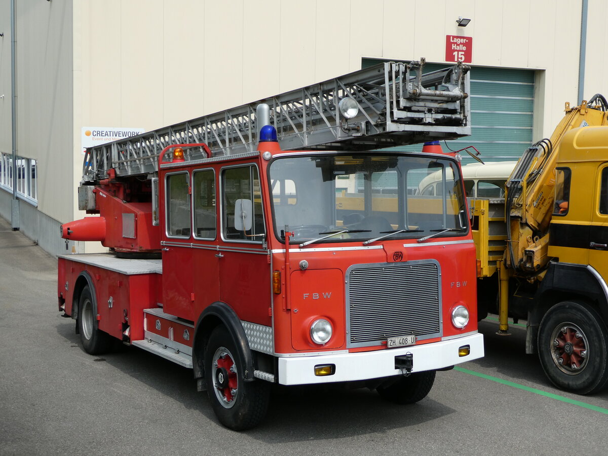 (235'389) - FBW - ZH 408 U - am 7. Mai 2022 in Attikon, Wegm�ller