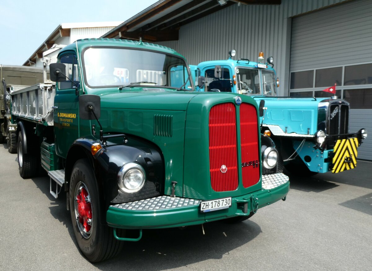 (235'394) - Domanski, Z�rich - ZH 178'730 - Saurer am 7. Mai 2022 in Attikon, Wegm�ller