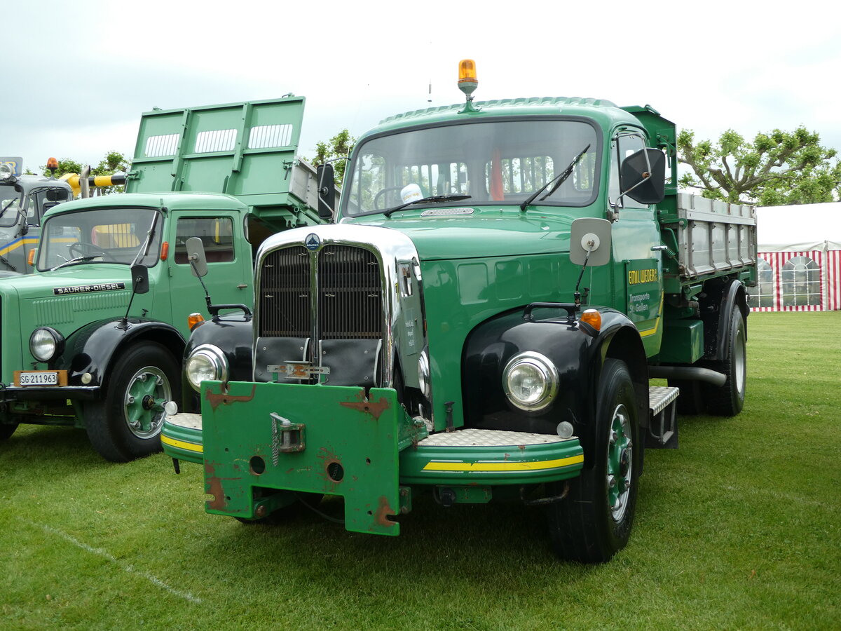 (235'778) - Weder, St. Gallen - Saurer am 21. Mai 2022 in Arbon, Arbon Classics