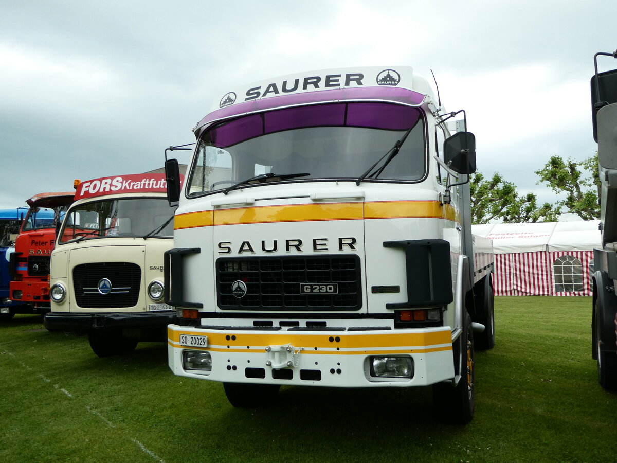 (235'781) - Saurer - SO 20'029 - am 21. Mai 2022 in Arbon, Arbon Classics