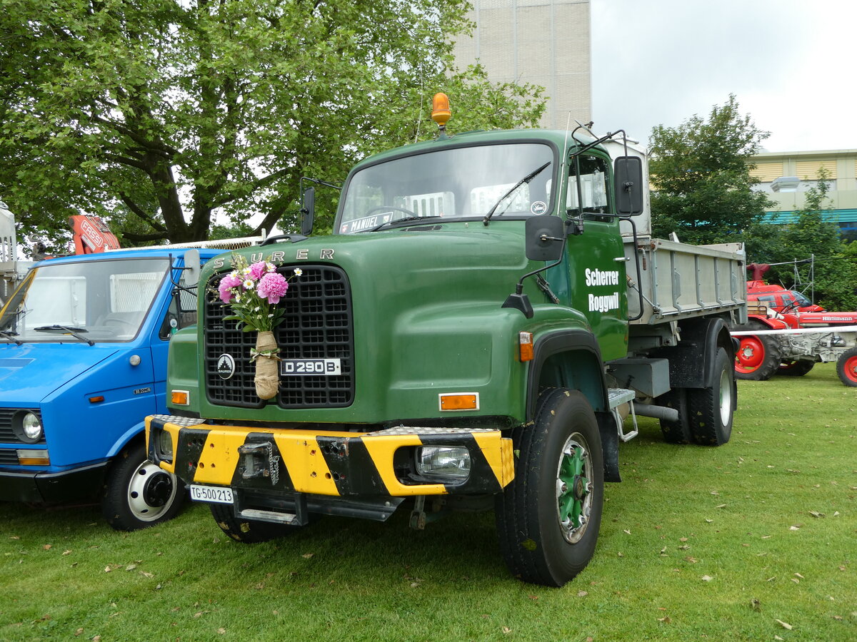 (235'806) - Scherrer, Roggwil - TG 500'213 - Saurer am 21. Mai 2022 in Arbon, Arbon Classics