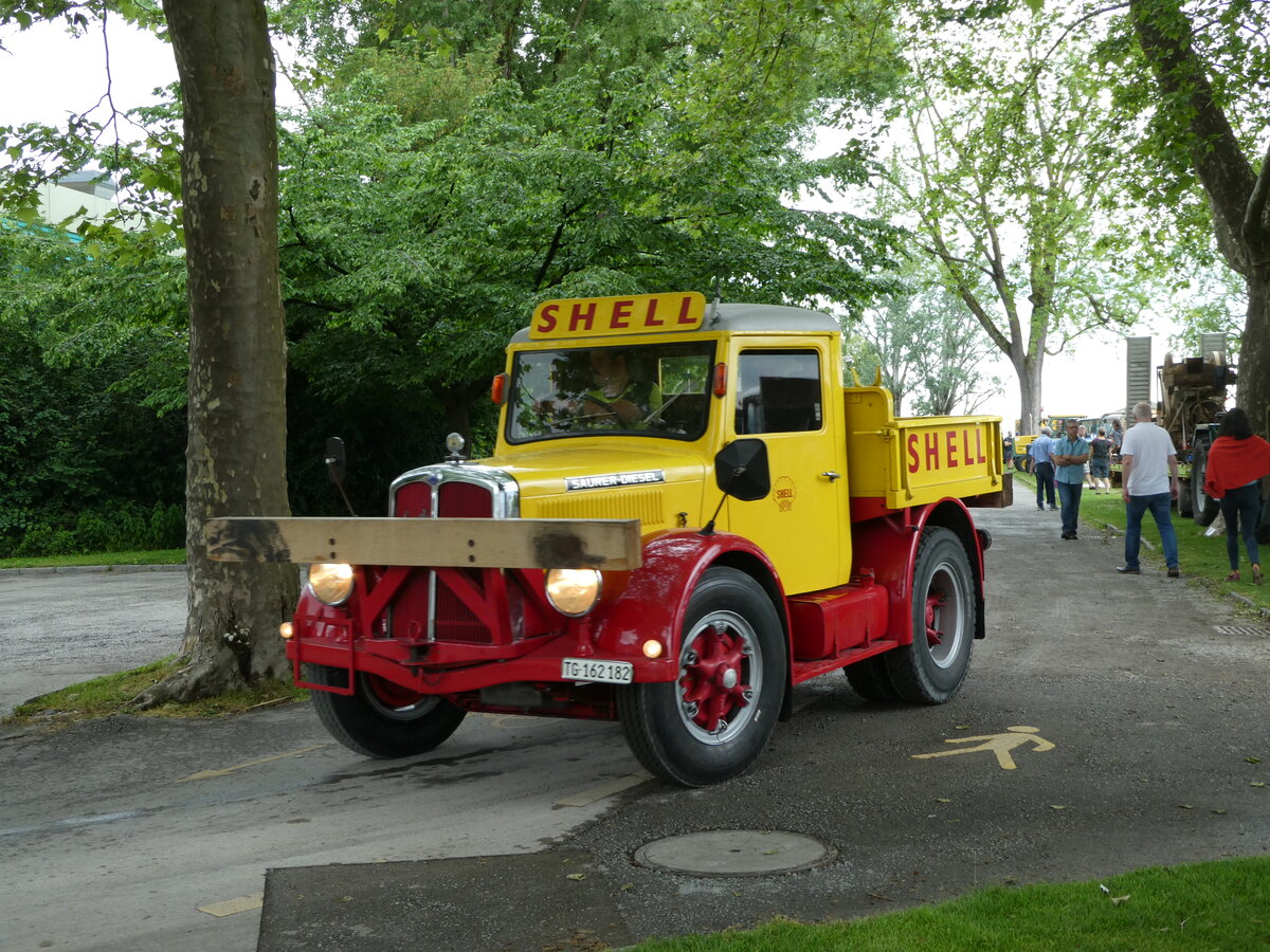 (235'813) - Shell - TG 162'182 - Saurer am 21. Mai 2022 in Arbon, Arbon Classics