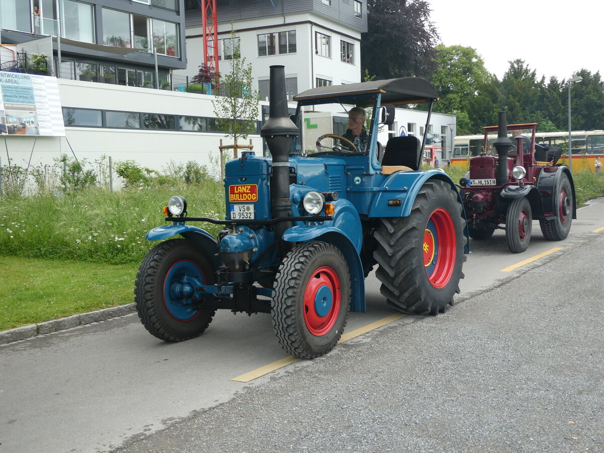 (235'831) - Lanz Bulldog - VS-D 9532 - am 21. Mai 2022 in Arbon, Arbon Classics