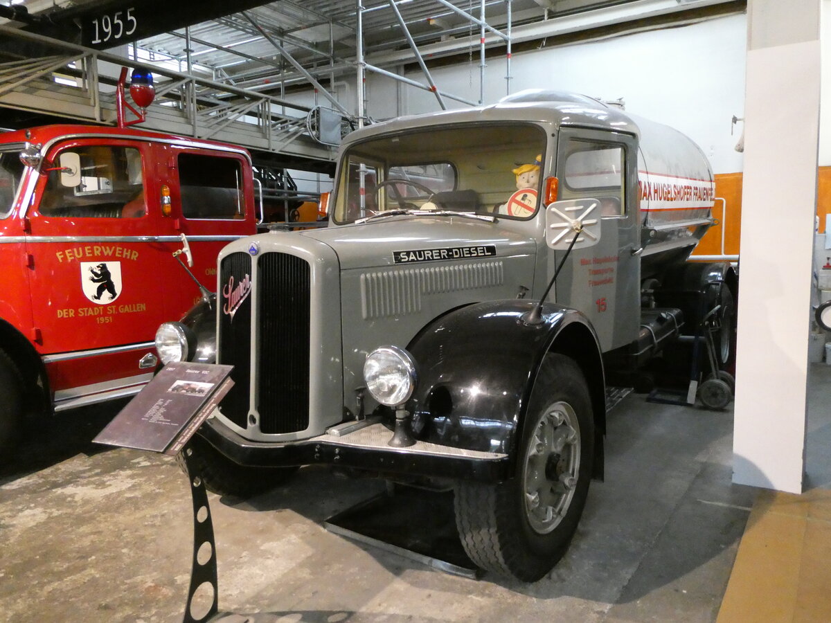 (235'861) - Hugelshofer, Frauenfeld - Nr. 15 - Saurer am 21. Mai 2022 in Arbon, Saurer-Museum