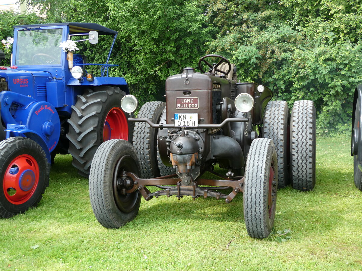 (235'870) - Lanz Bulldog - KN-O 18H - am 21. Mai 2022 in Arbon, Arbon Classics