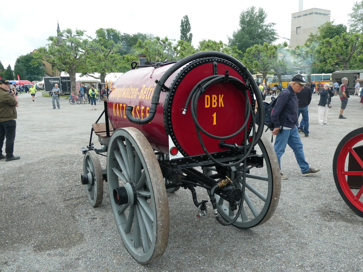 (235'888) - Dampfwalzen-Anh�nger - Nr. 1 - am 21. Mai 2022 in Arbon, Arbon Classics