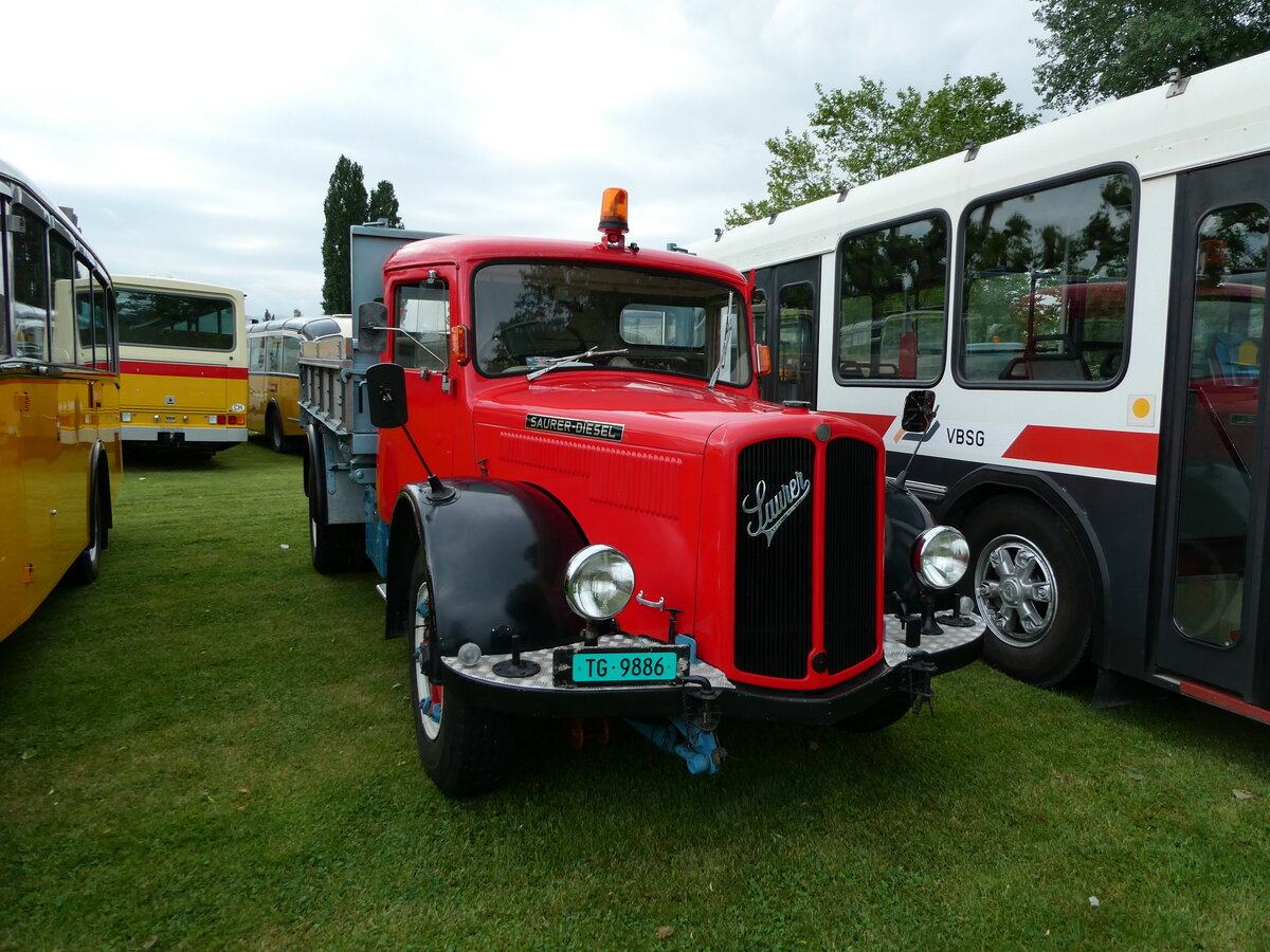 (235'959) - Saurer - TG 9886 - am 21. Mai 2022 in Arbon, Arbon Classics