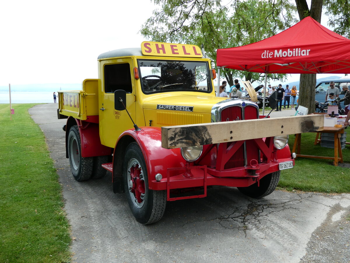 (236'053) - Shell - TG 162'182 - Saurer am 21. Mai 2022 in Arbon, Arbon Classics