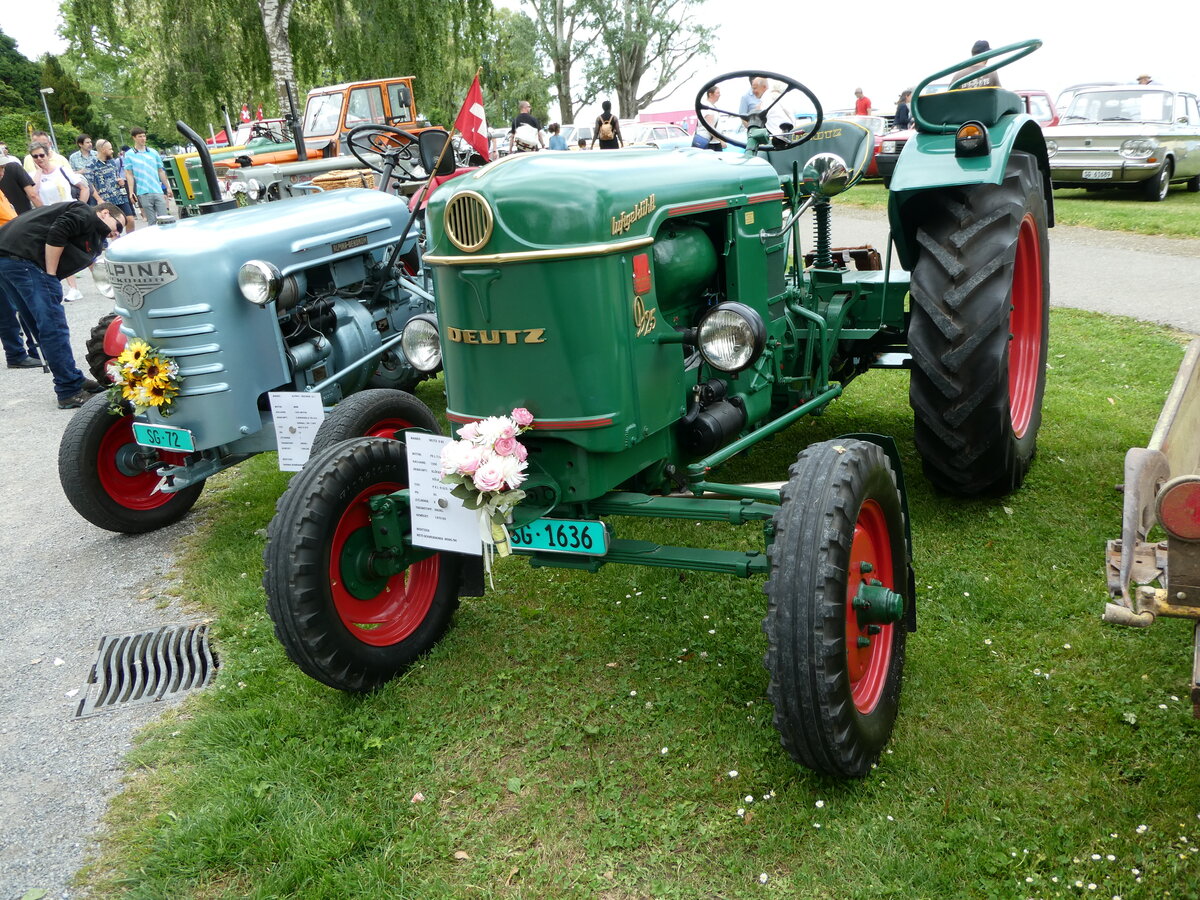 (236'054) - Deutz - SG 1636 - am 21. Mai 2022 in Arbon, Arbon Classics