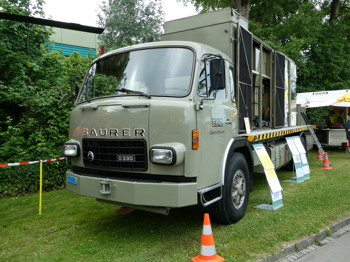 (236'056) - EKZ, Z�rich - TG 2578 - Saurer am 21. Mai 2022 in Arbon, Arbon Classics