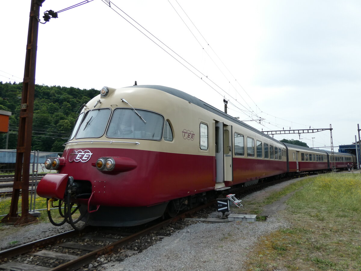 (236'162) - TEE-Pendelzug - Gottardo - am 22. Mai 2022 in Olten, Industriewerk