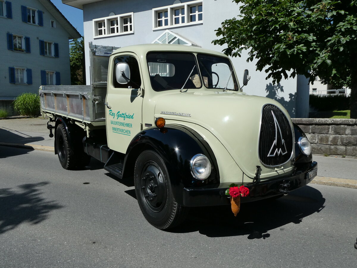(236'576) - Raz, Innertkirchen - BE 365'609 - Magirus-Deutz am 4. Juni 2022 in Sarnen, OiO