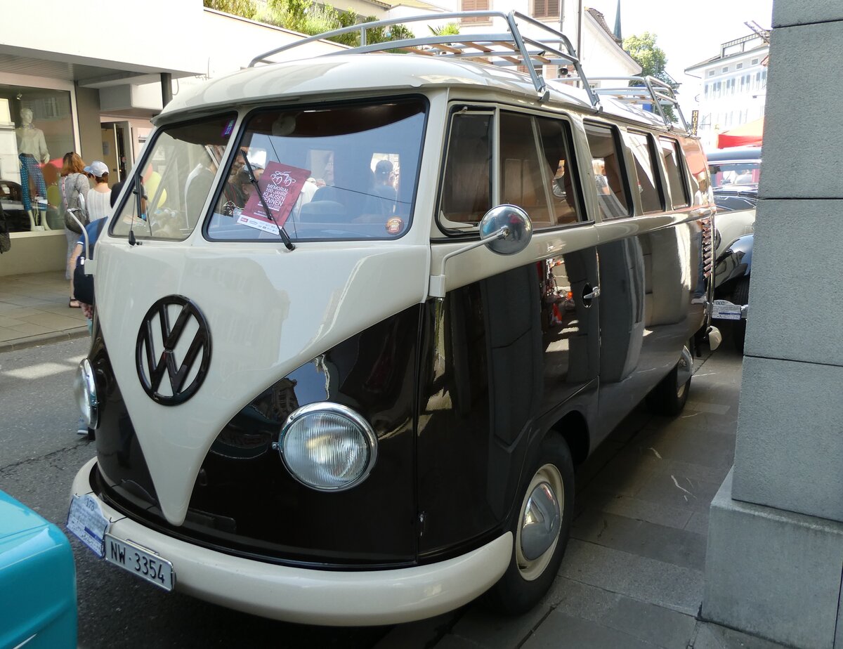 (236'628) - VW-Bus - NW 3354 - am 4. Juni 2022 in Sarnen, OiO