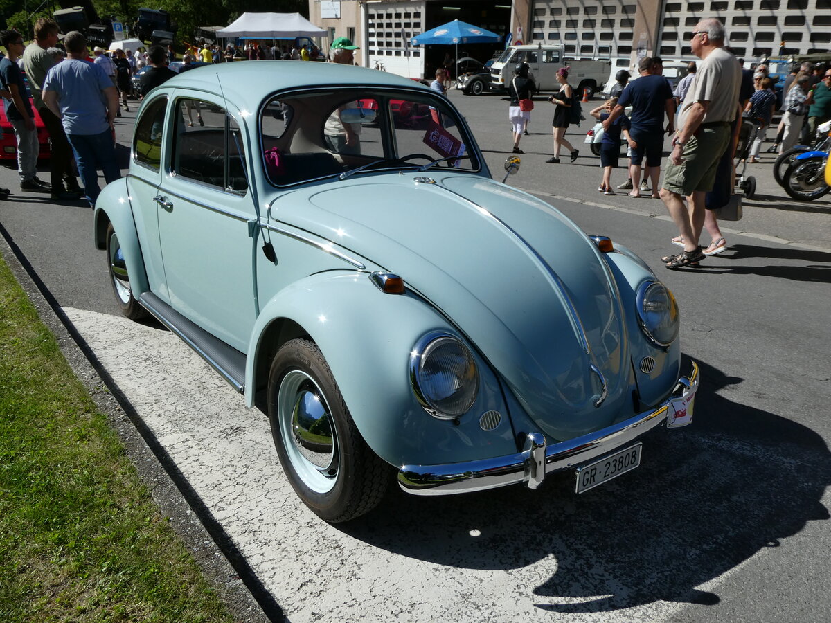 (237'067) - VW-K�fer - GR 23'808 - am 12. Juni 2022 in Faido, Garage Barenco