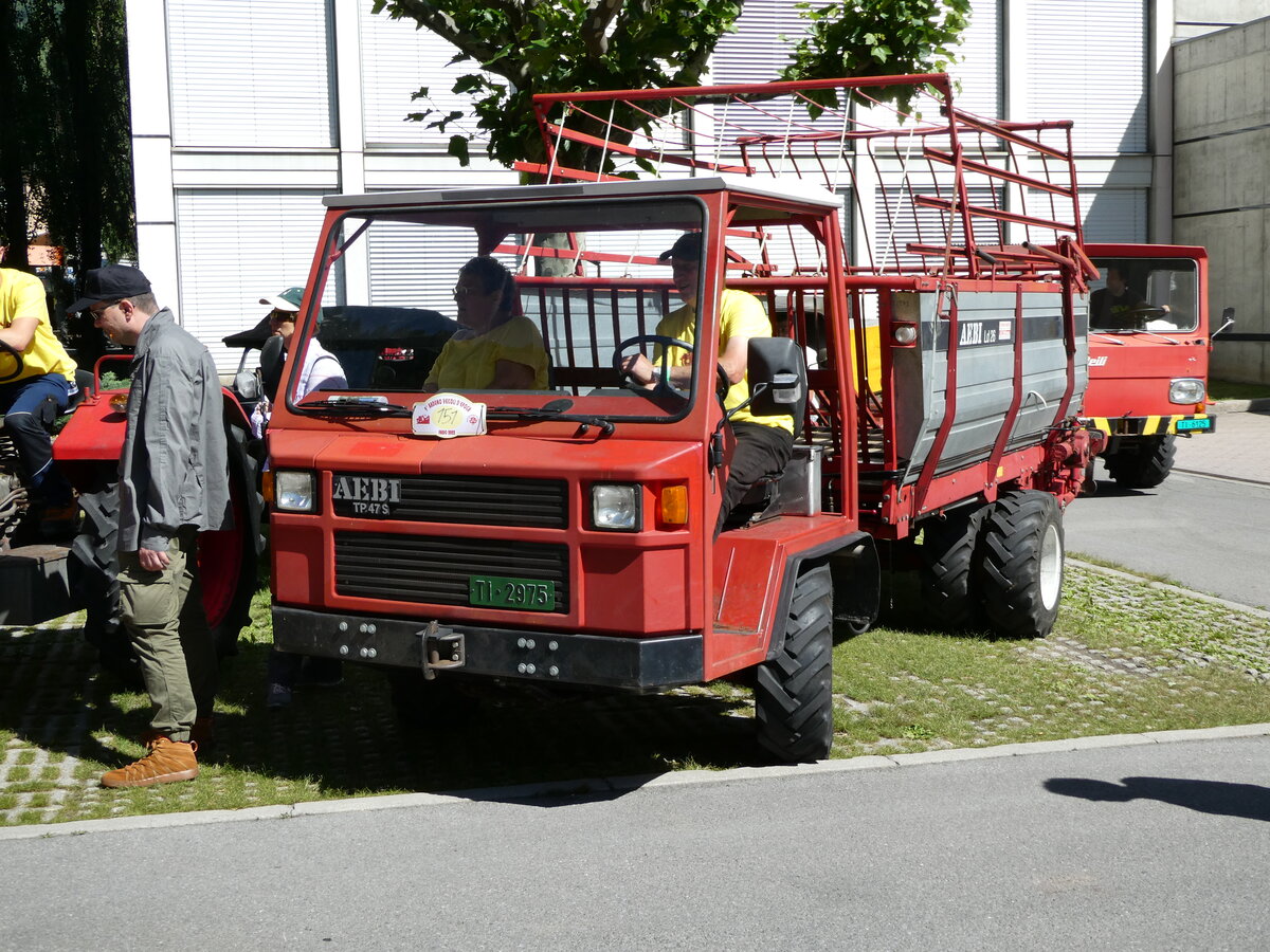 (237'118) - Aebi - TI 2975 - am 12. Juni 2022 in Faido, Garage Barenco