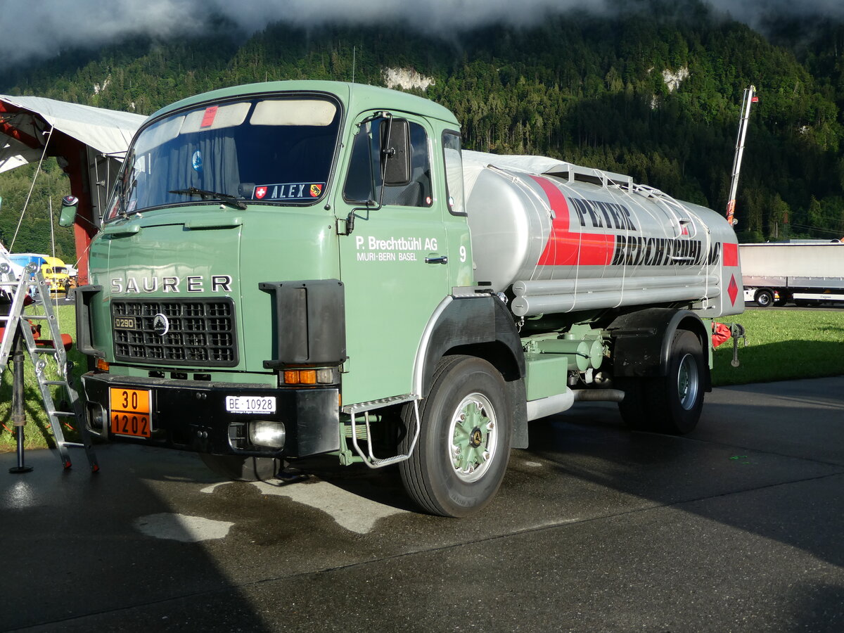 (237'458) - Brechtb�hl, Muri - Nr. 9/BE 10'928 - Saurer am 24. Juni 2022 in Interlaken, Flugplatz