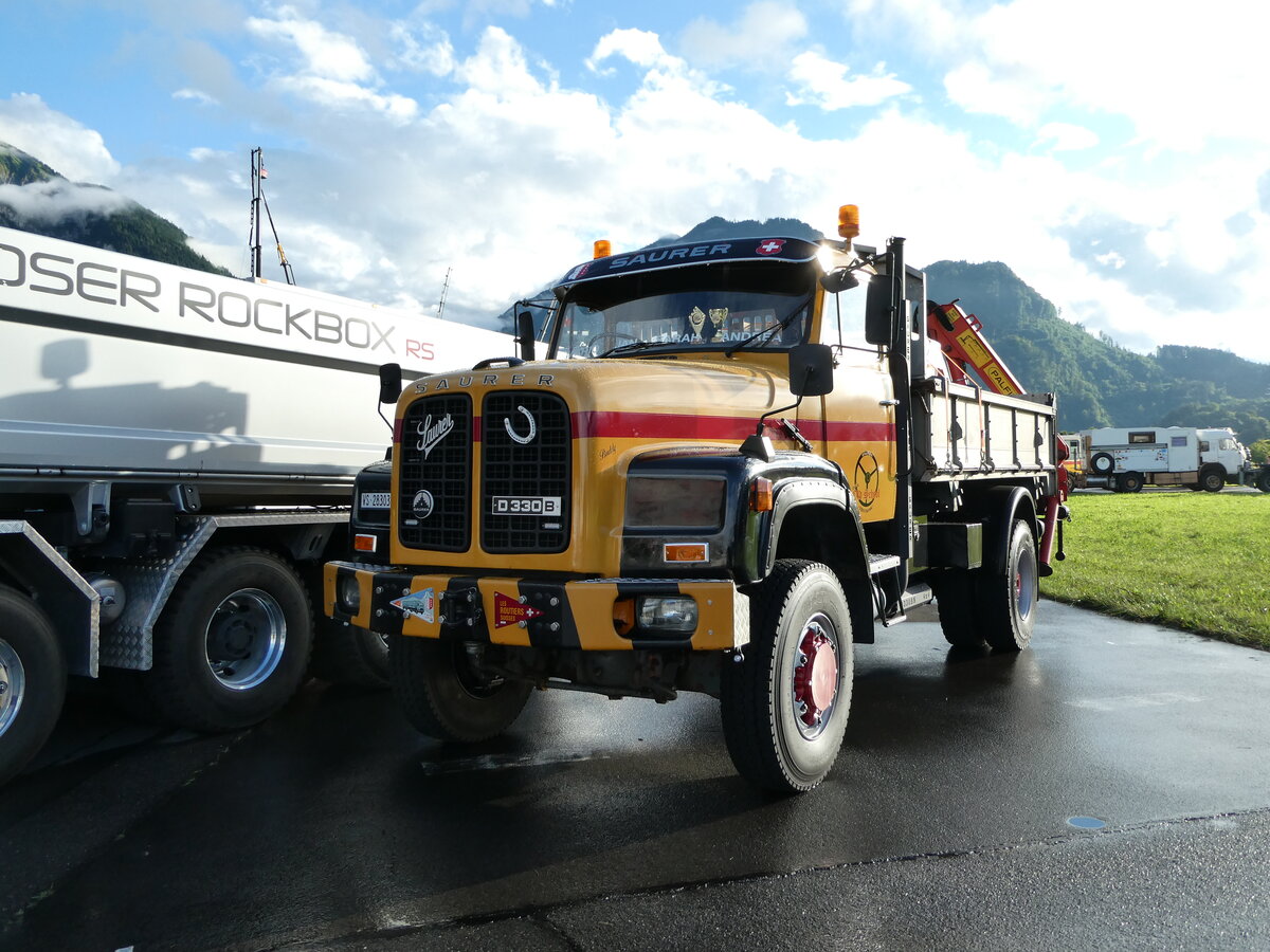 (237'461) - Saurer - VS 28'303 - am 24. Juni 2022 in Interlaken, Flugplatz