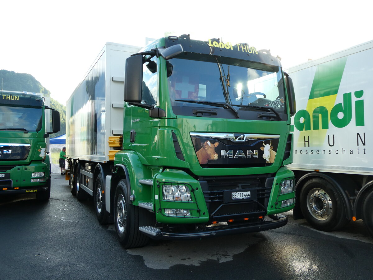 (237'468) - Landi, Thun - BE 811'444 - MAN am 24. Juni 2022 in Interlaken, Flugplatz