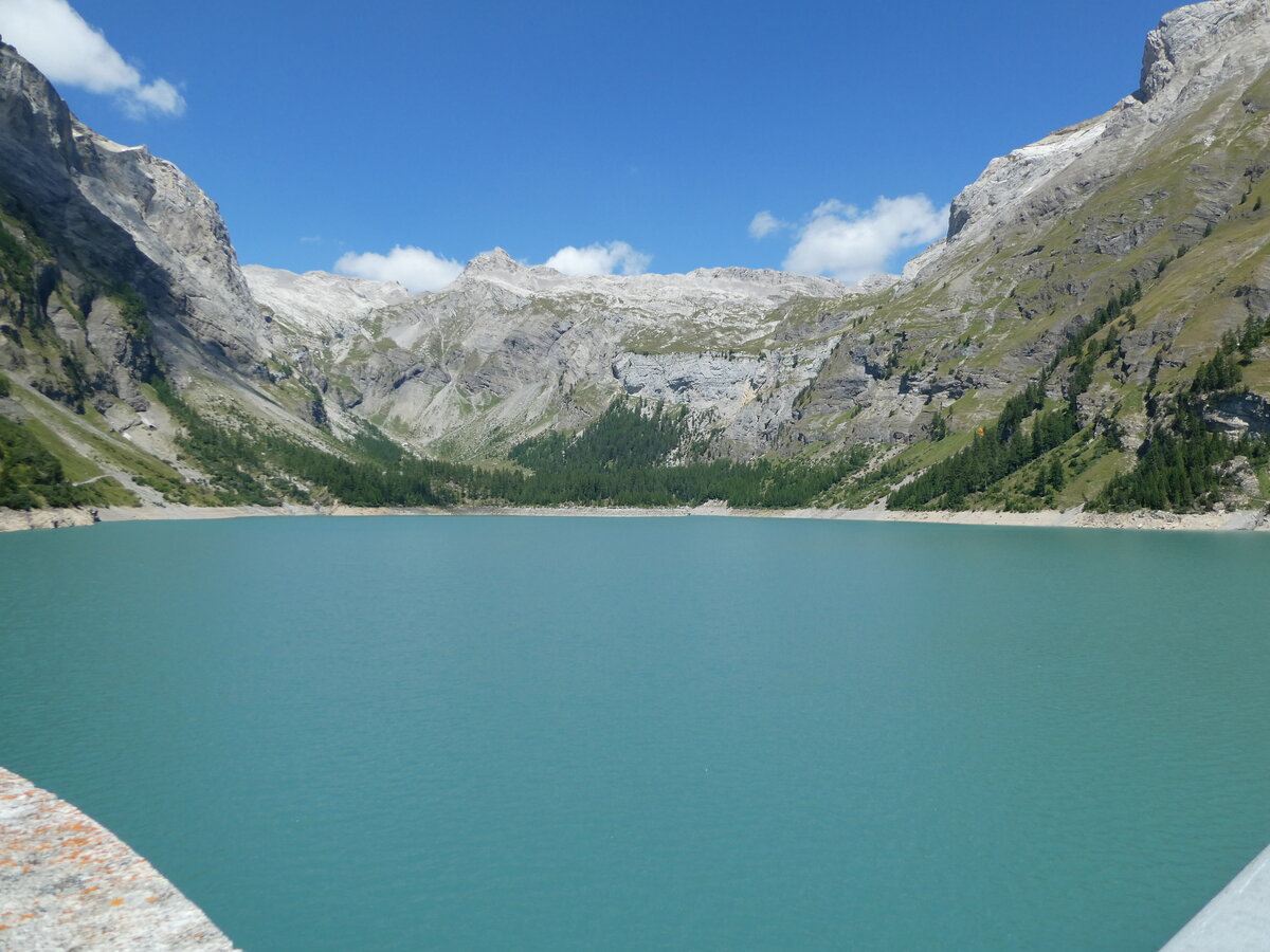 (238'677) - Der Tseuzier-Stausee am 31. Juli 2022 in Anz�re