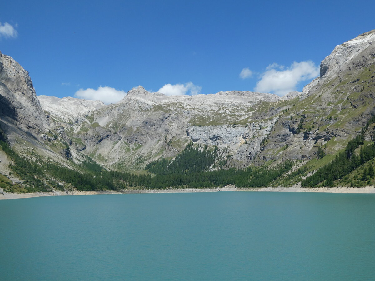(238'678) - Der Tseuzier-Stausee am 31. Juli 2022 in Anz�re