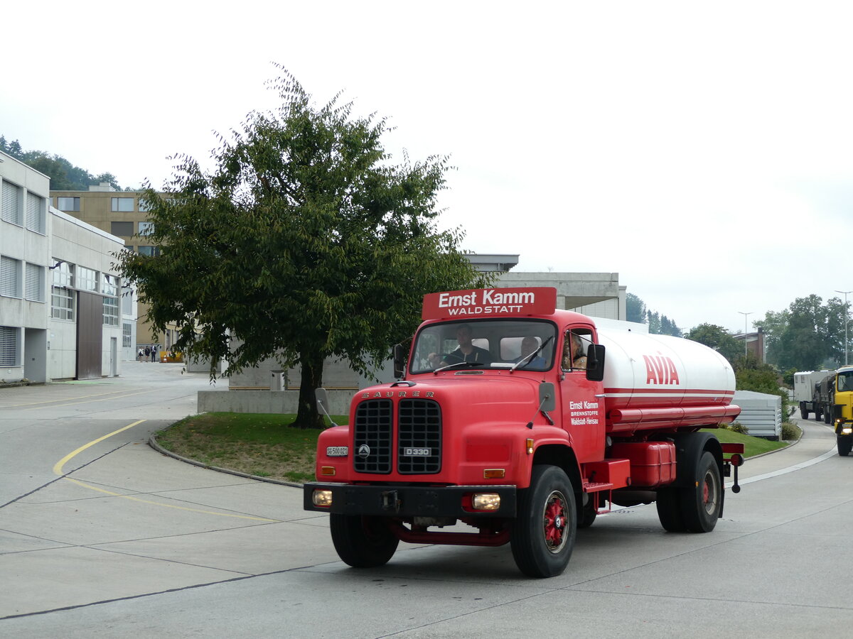 (239'554) - Kamm, Waldstatt - SG 500'021 - Saurer am 27. August 2022 in Oberkirch, CAMPUS Sursee