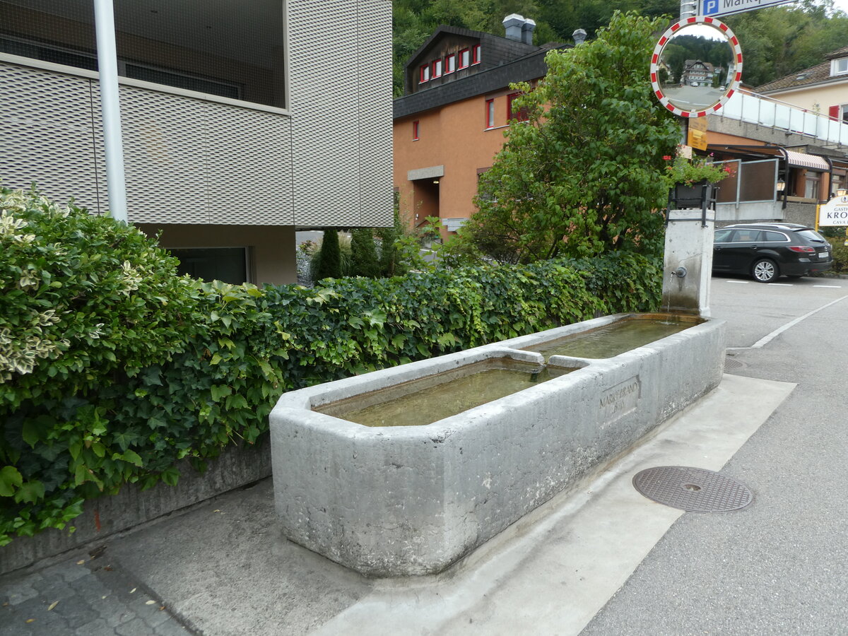 (239'748) - Brunnen von 1876 am 28. August 2022 in Wolhusen