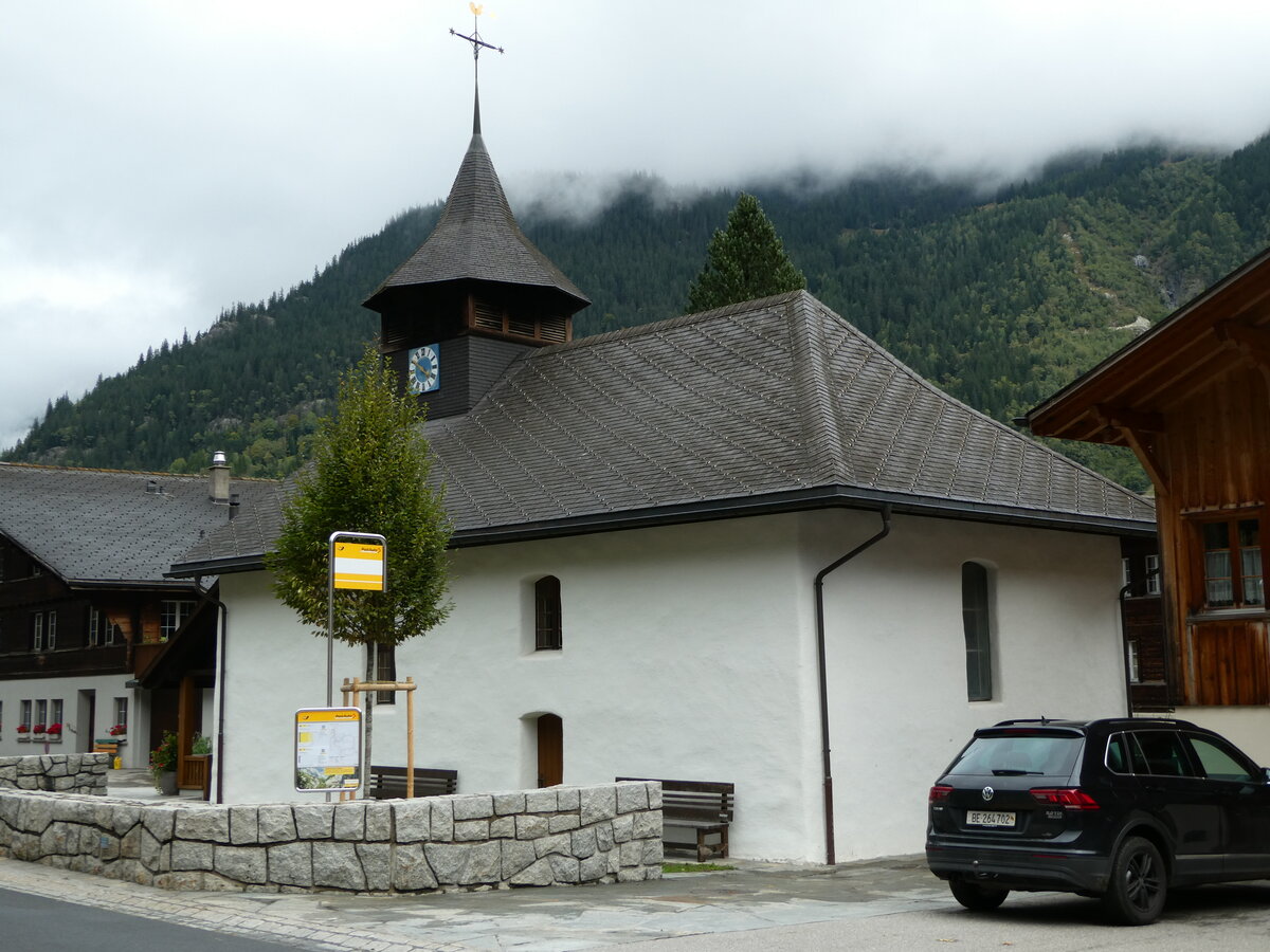 (240'254) - Kirche Guttannen am 25. September 2022
