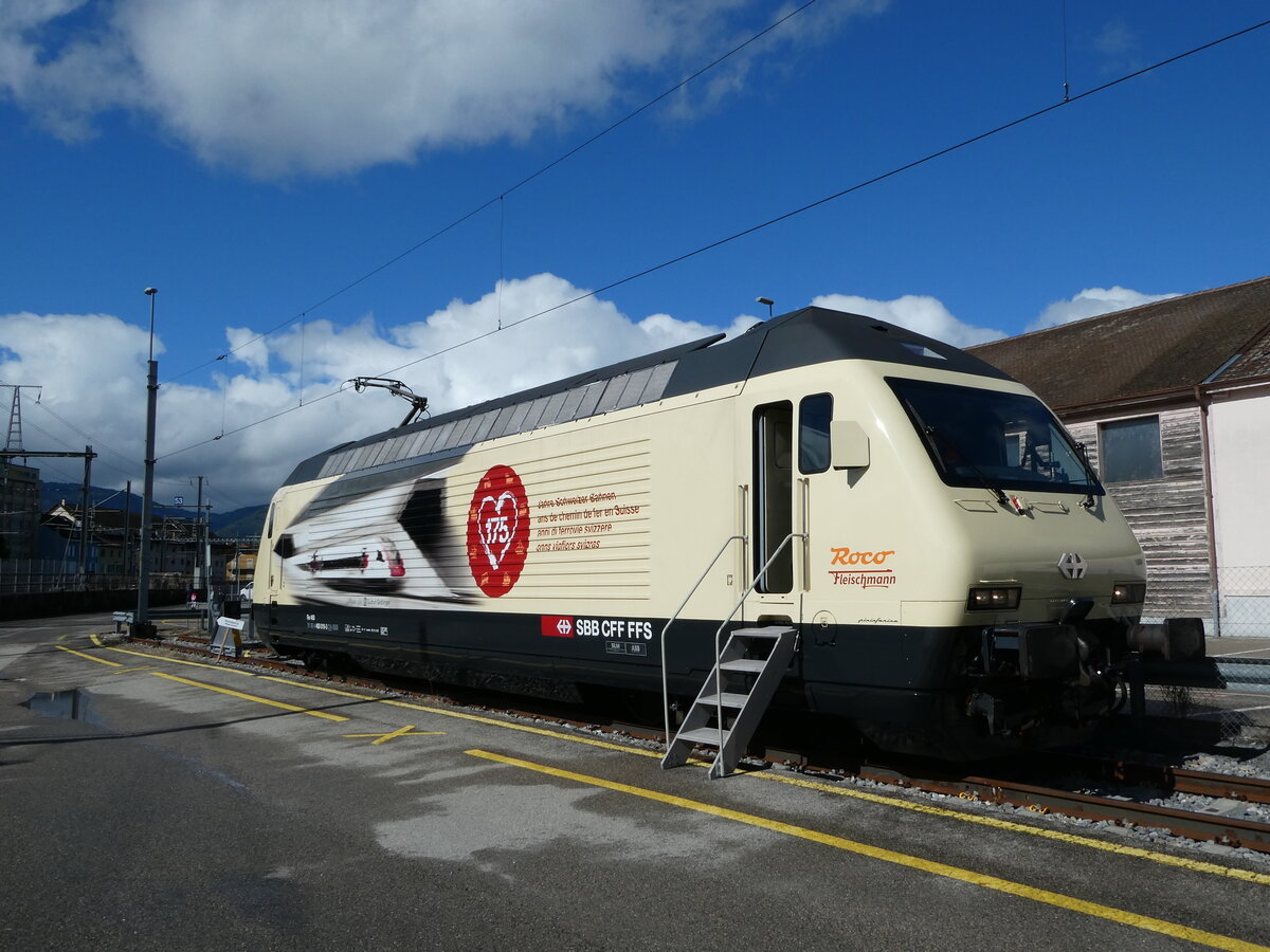 (240'549) - SBB-Lokomotive - Nr. 460'019-3 - am 2. Oktober 2022 in Yverdon, D�p�t
