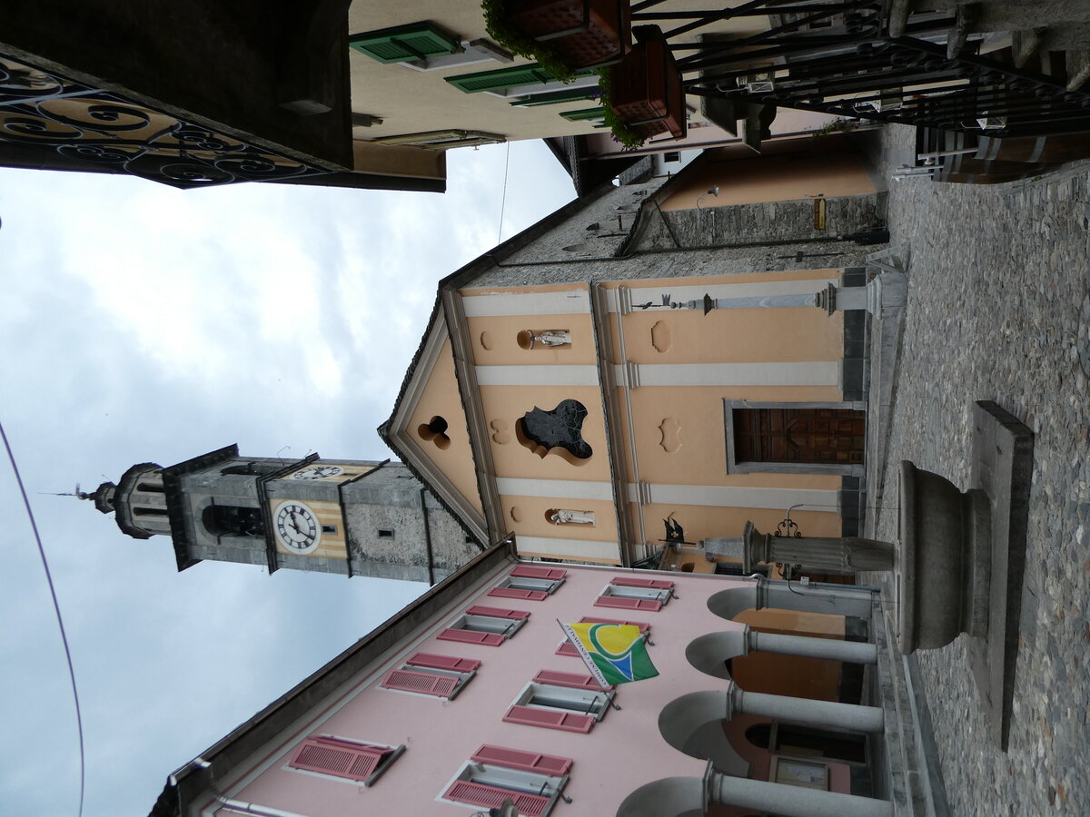 (241'356) - Kirche San Gottardo am 14. Oktober 2022 in Intragna