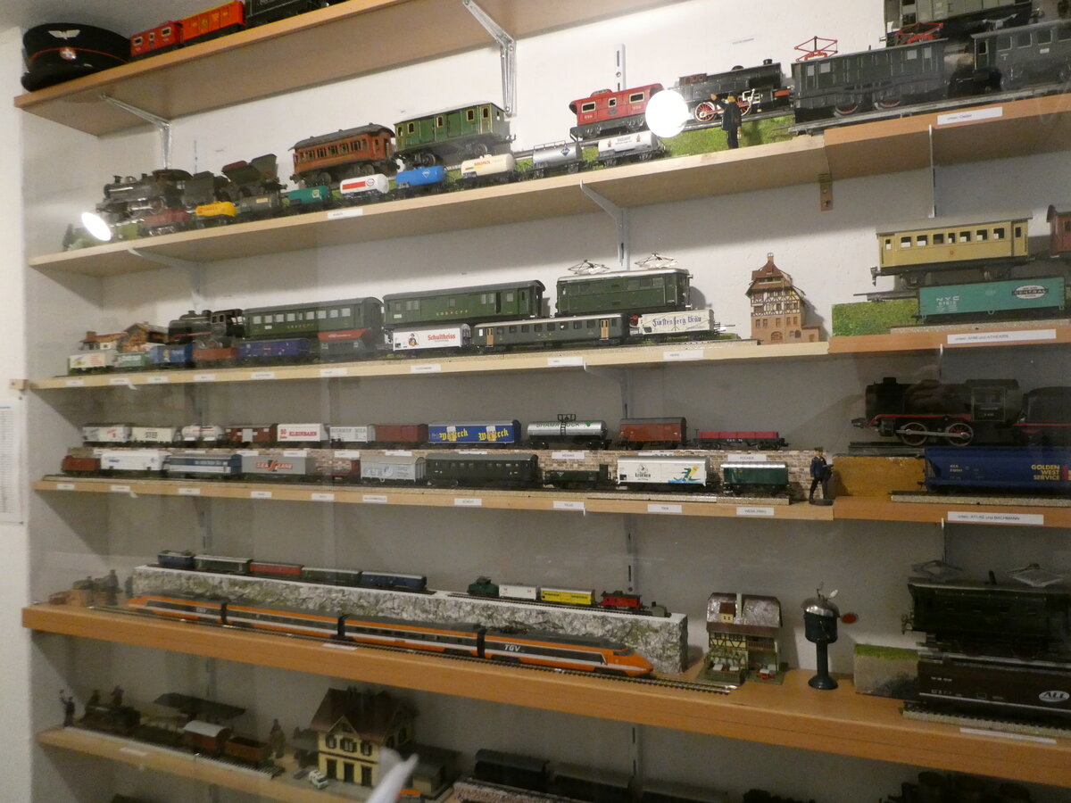 (241'524) - Modelleisenbahnen am 18. Oktober 2022 in Spiez, Spielzeugmuseum