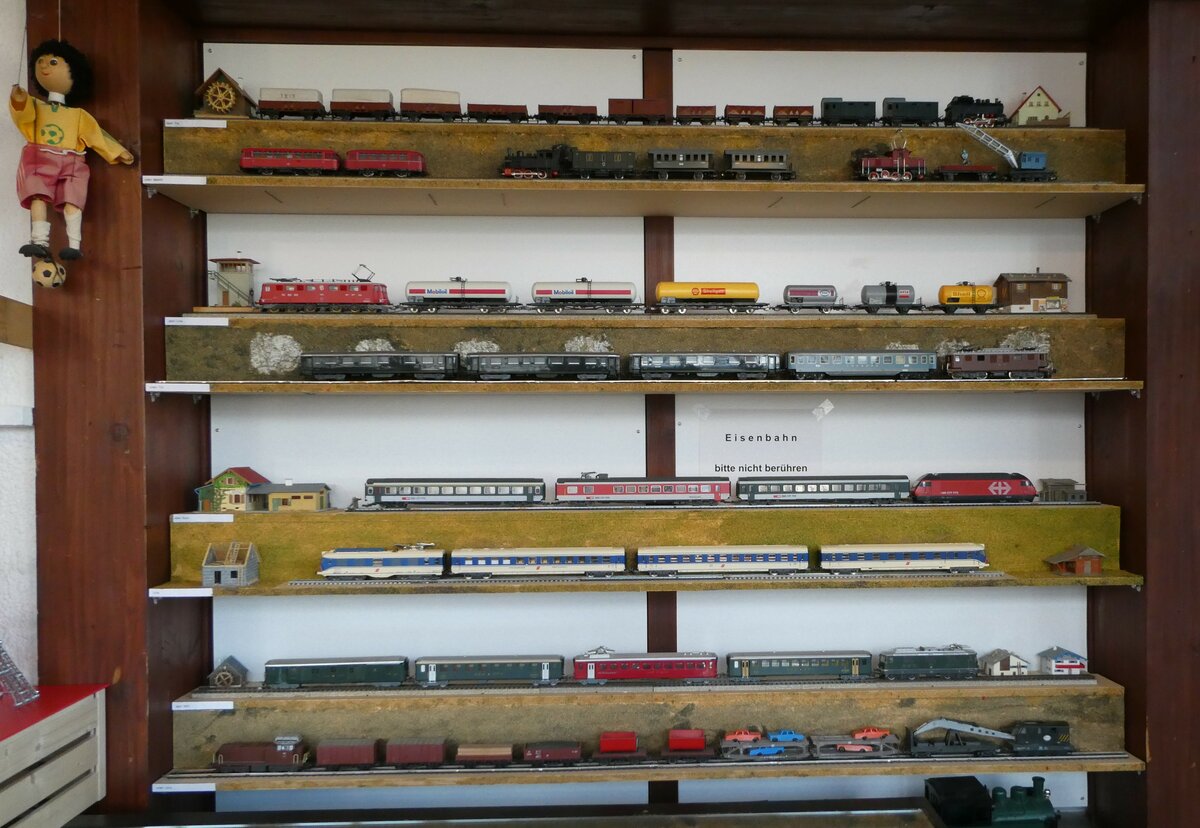 (241'552) - Modelleisenbahnen am 18. Oktober 2022 in Spiez, Spielzeugmuseum