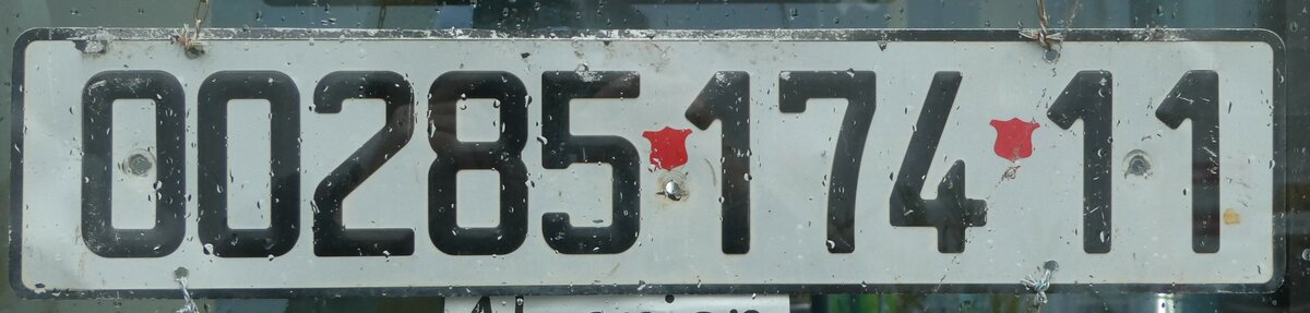 (242'147) - Autonummer aus Algerien - 00285 174 11 - am 5. November 2022 beim Bahnhof Interlaken Ost