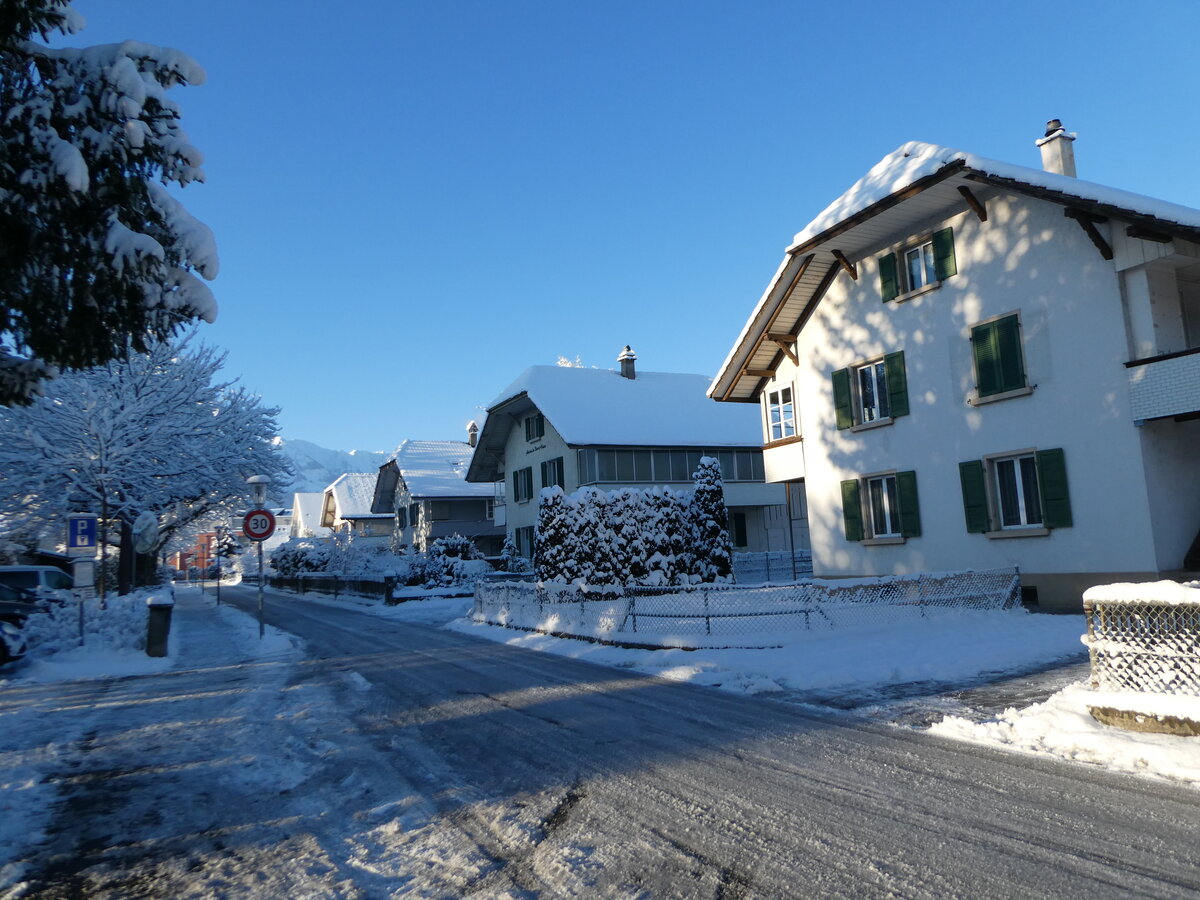(245'186) - Winter in Thun-Lerchenfeld am 19. Januar 2023