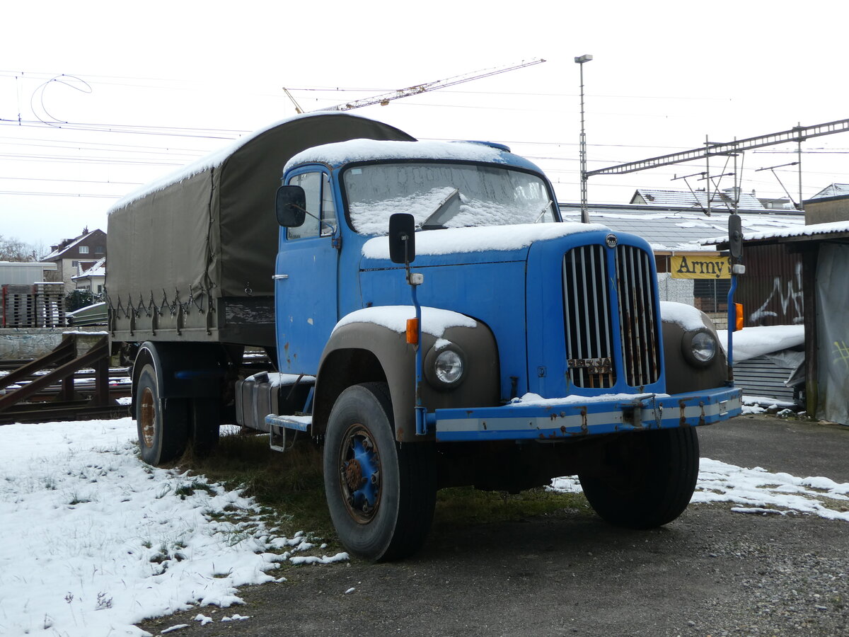 (245'227) - Berna am 21. Januar 2023 beim Bahnhof Herzogenbuchsee