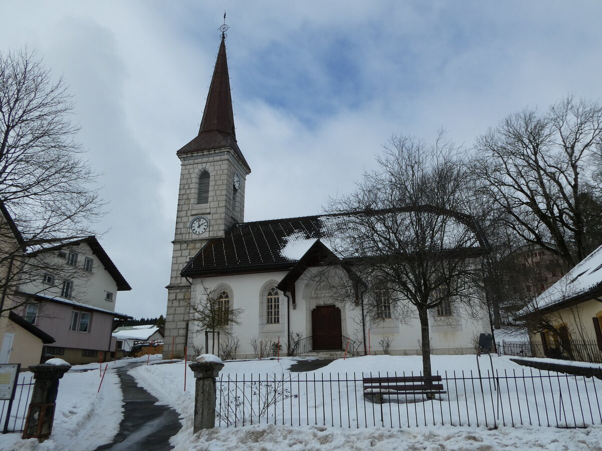 (245'687) - Kirche La C�te-aux-F�es am 2. Februar 2023