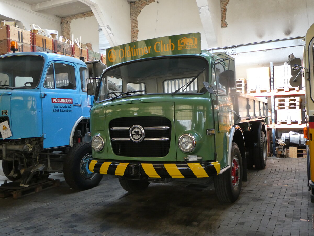 (247'360) - Oldtimer Club Saurer - Saurer am 17. M�rz 2023 in Arbon, Saurermuseum Depot