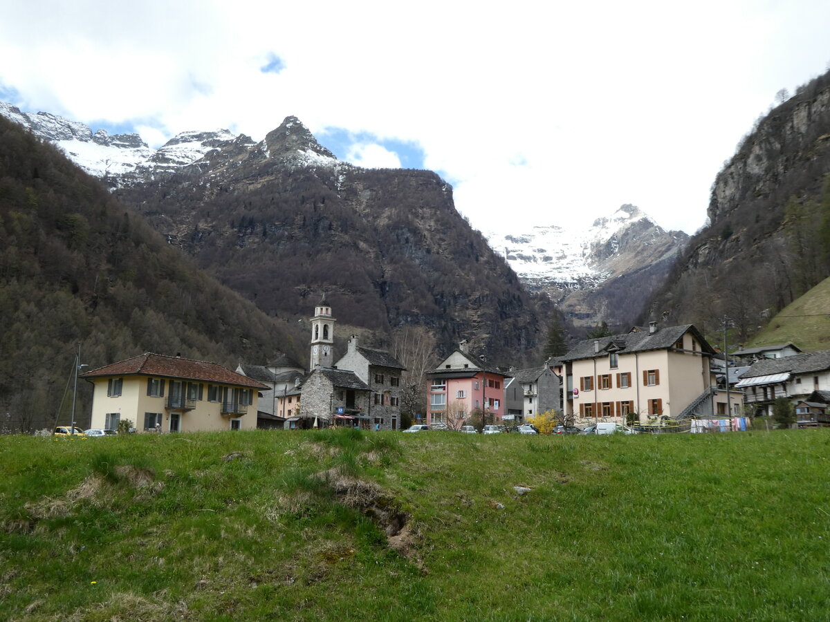 (248'706) - Sonogno am 16. April 2023 im Verzascatal