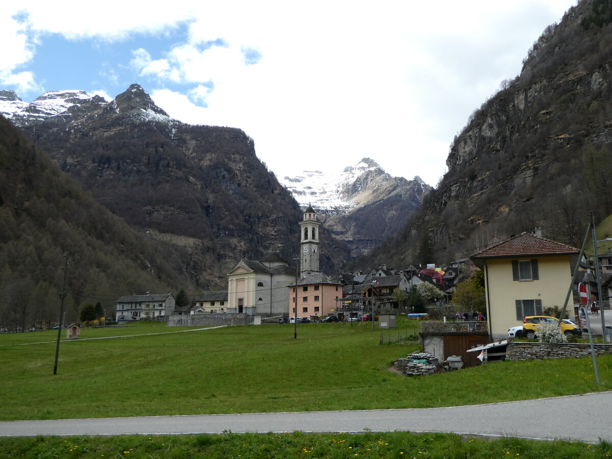 (248'719) - Sonogno am 16. April 2023 im Verzascatal