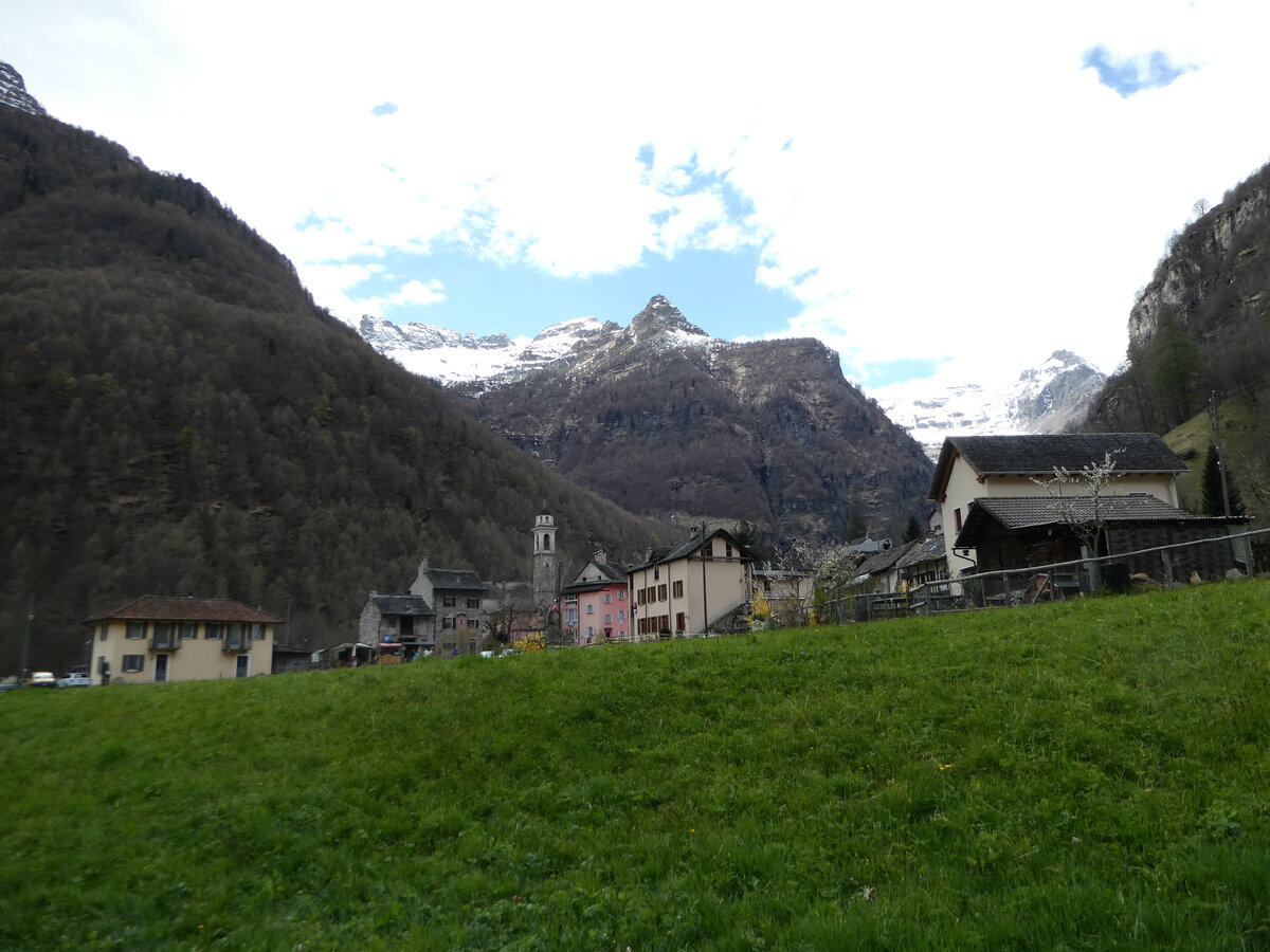 (248'723) - Sonogno am 16. April 2023 im Verzascatal