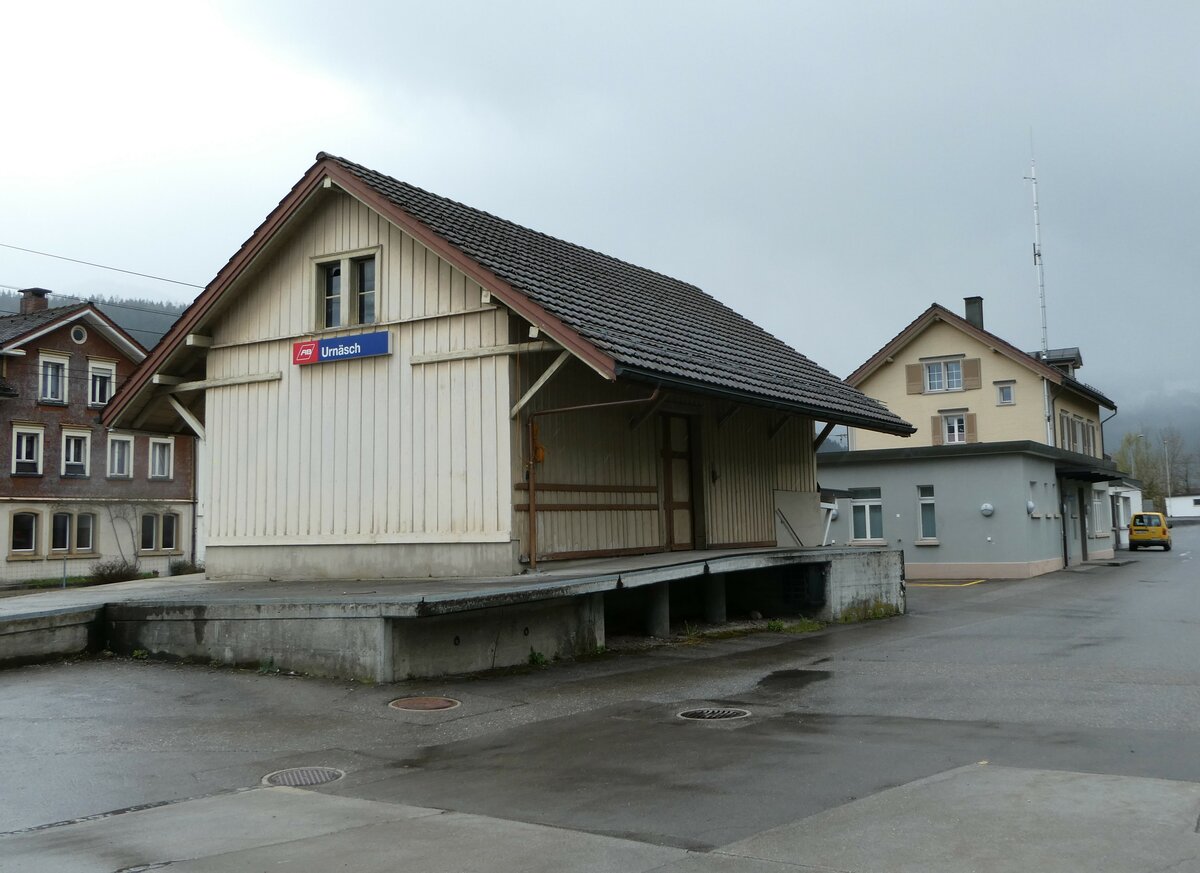 (249'130) - Bahnhof Urn�sch am 25. April 2023
